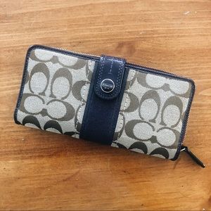 COACH classic wallet monogrammed
